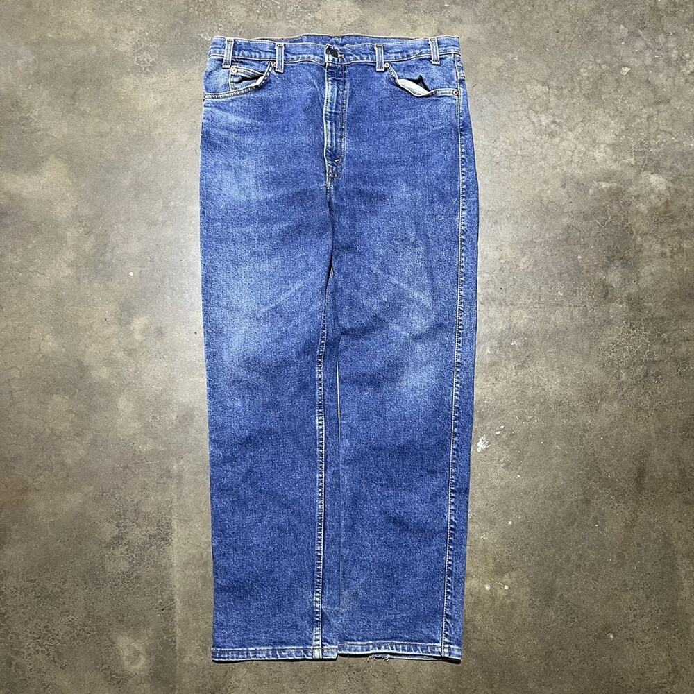 Vintage 90s Levi's 505 Blue Regular Fit Jeans 36x30